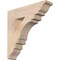 Ekena Millwork Merced Traditional Smooth Bracket, Douglas Fir, 3 1/2"W x 16"D x 16"H BKT04X16X16MRC01SDF - alternate 1
